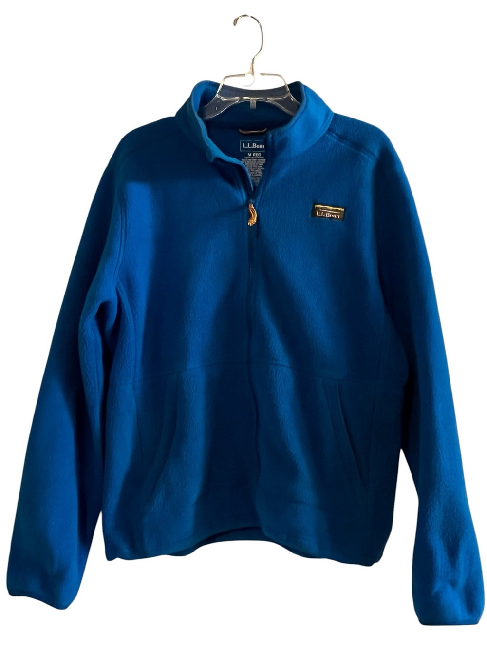 L.L.Bean Men's Fleece Jacket Blue M Regular